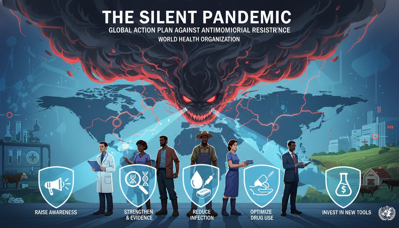 The Silent Pandemic: Rencana Aksi Global WHO Melawan Resistensi Antimikroba